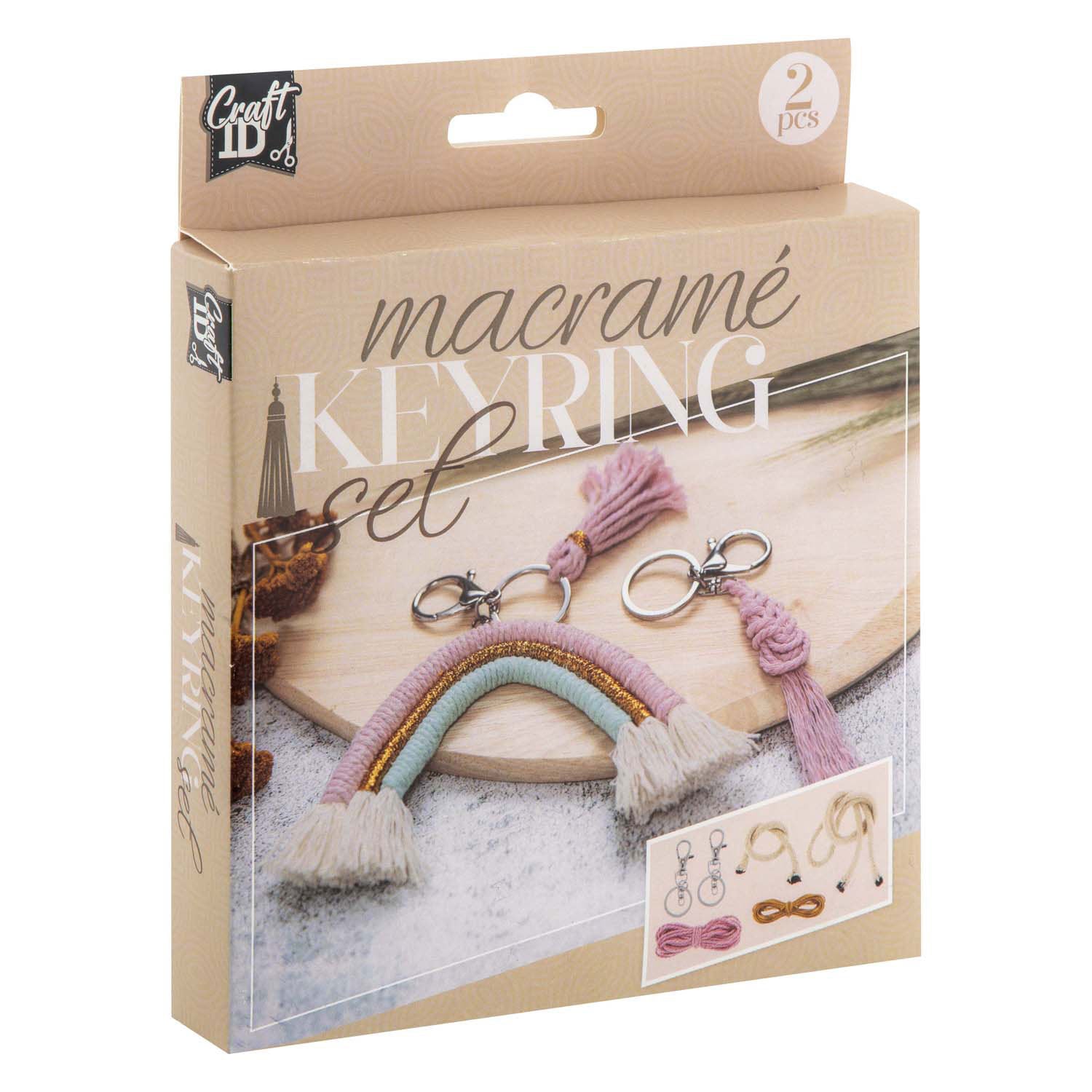 Kreative Handwerksgruppe Macrame Key Changer, 2 -Set von 2