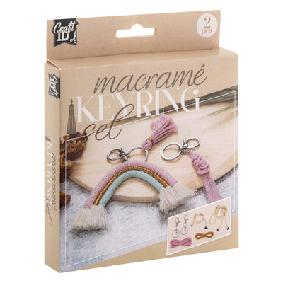 Kreative Handwerksgruppe Macrame Key Changer, 2 -Set von 2