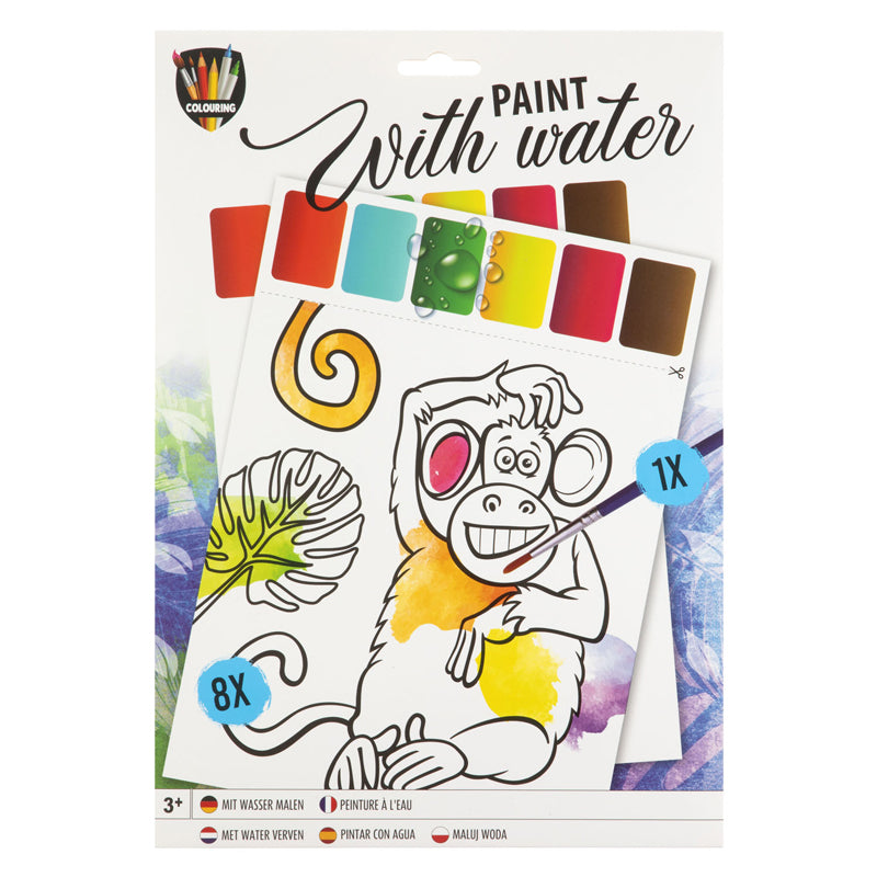 Kreative Handwerksgruppenmalerei mit Wasserthema, 12dlg.