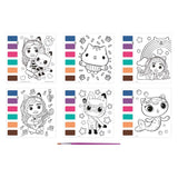 Kreative Handwerksgruppe Malerei mit Wasser Gabbys Poppenhuis, 7dlg. - afbeelding 2