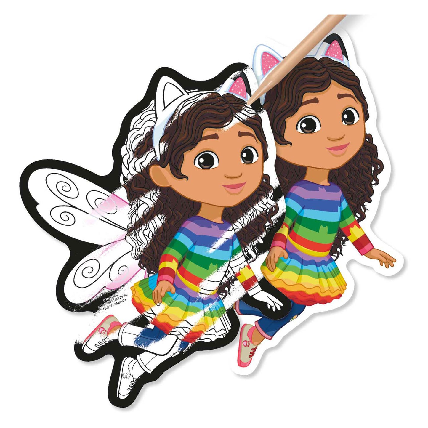 Creative Craft Group Scratch Magnete Gabby's Poppenhuis, 12d;