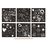 Creative Craft Group Scratch Cards Gabbys Poppenhuis -Set, 7dlg. - afbeelding 2