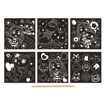 Creative Craft Group Scratch Cards Gabbys Poppenhuis -Set, 7dlg.