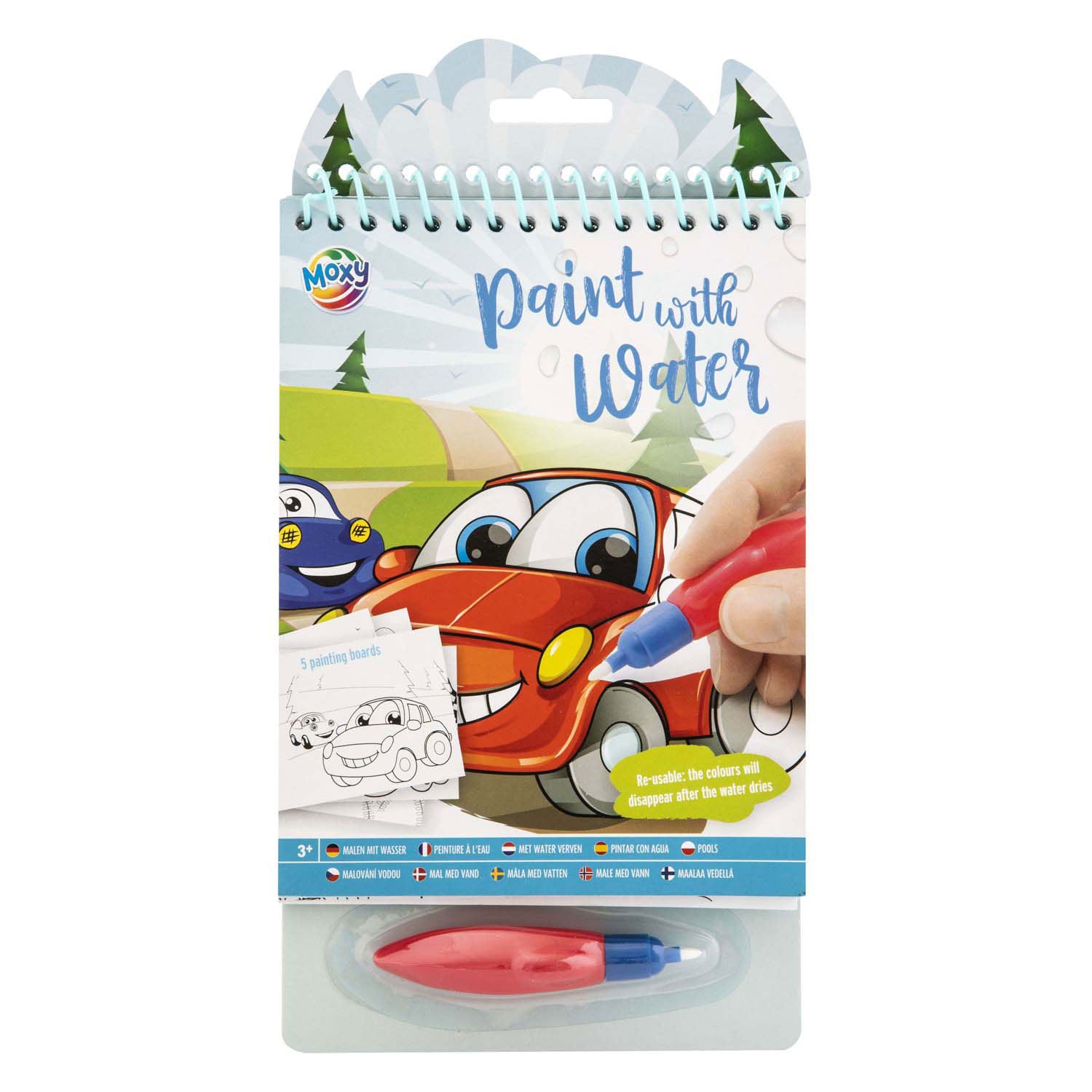 Kreative Handwerksgruppenmalerei mit Wasserfahrzeugen