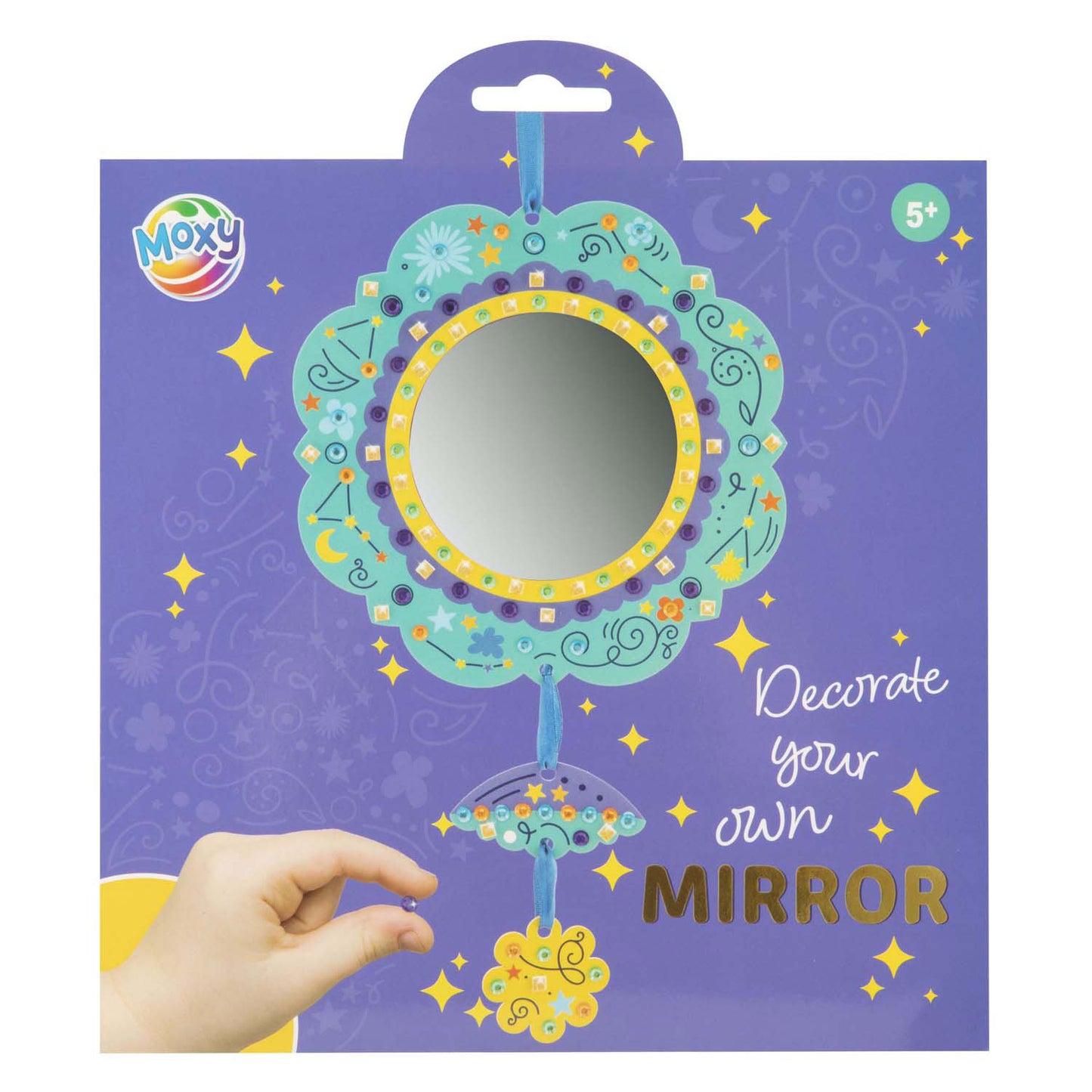 Kreative Handwerksgruppe dekorieren Sie Ihren eigenen Spiegel