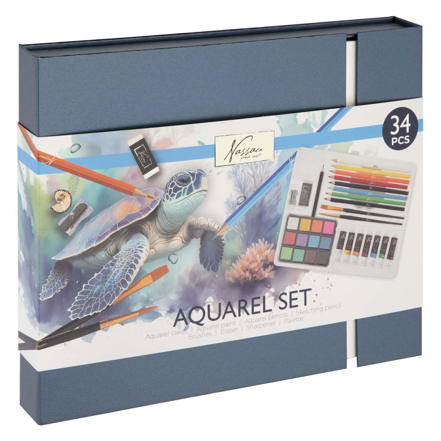 Creative Craft Group Aquarel Art Paint Set, 34dlg.