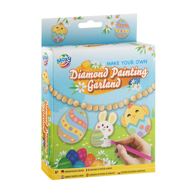 Kreative Handwerksgruppe Machen Sie Ihr eigenes Diamantmalerei Feestline mit Beads Ostern