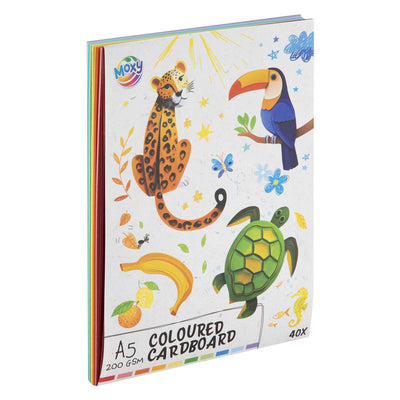 Creative Craft Group Colored Papp A5, 40 Blätter 10 Farben