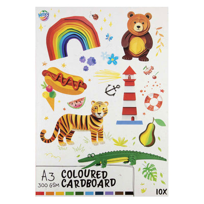 Creative Craft Group Colored Pappe A3, 10 Blätter - 10 Farben, 300 Mobiltelefon