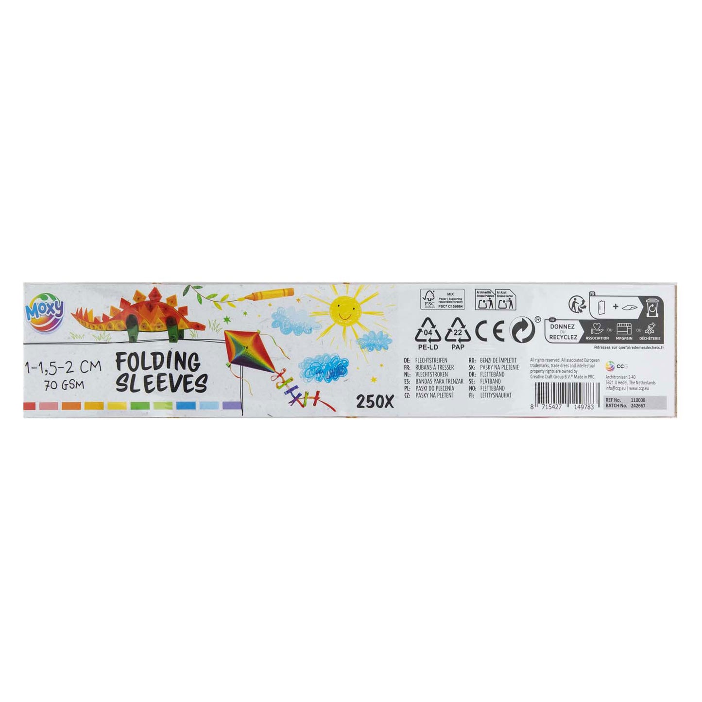 Creative Craft Group Braid Strip Strip 44 cm, 250st.