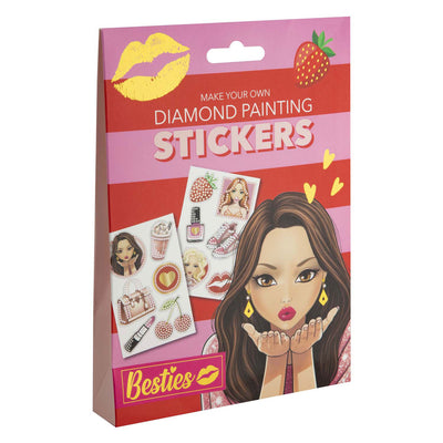Creative Craft Group Besties Diamantmalerei-Aufkleber, 12 Stück.