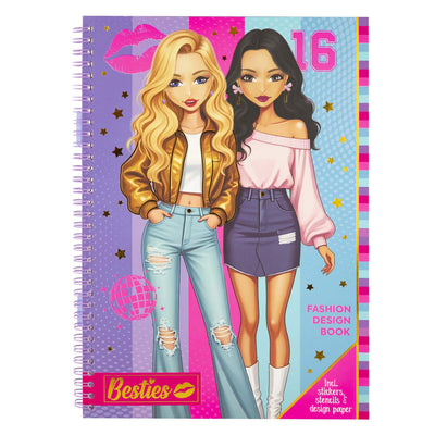 Creative Craft Group Besties Modedesignbuch A4 mit Zubehör