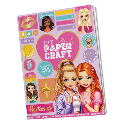 Besties-Bastelbuch mit Aufklebern, A4, 32 Seiten