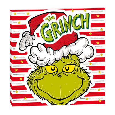 Kreative Bastelgruppe, Diamantmalerei-Leinwand „Der Grinch“ – 30 x 30 cm