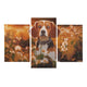 Kreative Bastelgruppe, Diamantmalerei, Triptychon, Hund