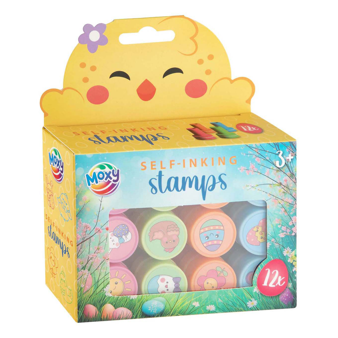 Selbstfärbende Stempel der kreativen Bastelgruppe Ostern - 12 Stk.