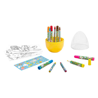 Kreatives Bastelgruppen-Set zum Osterbasteln – inkl. Marker und Buntstifte