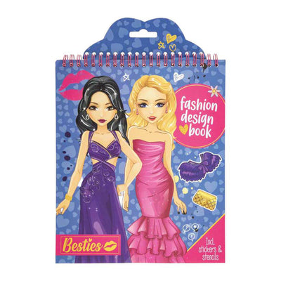 Besties Modedesignerbuch Neon 24x20cm