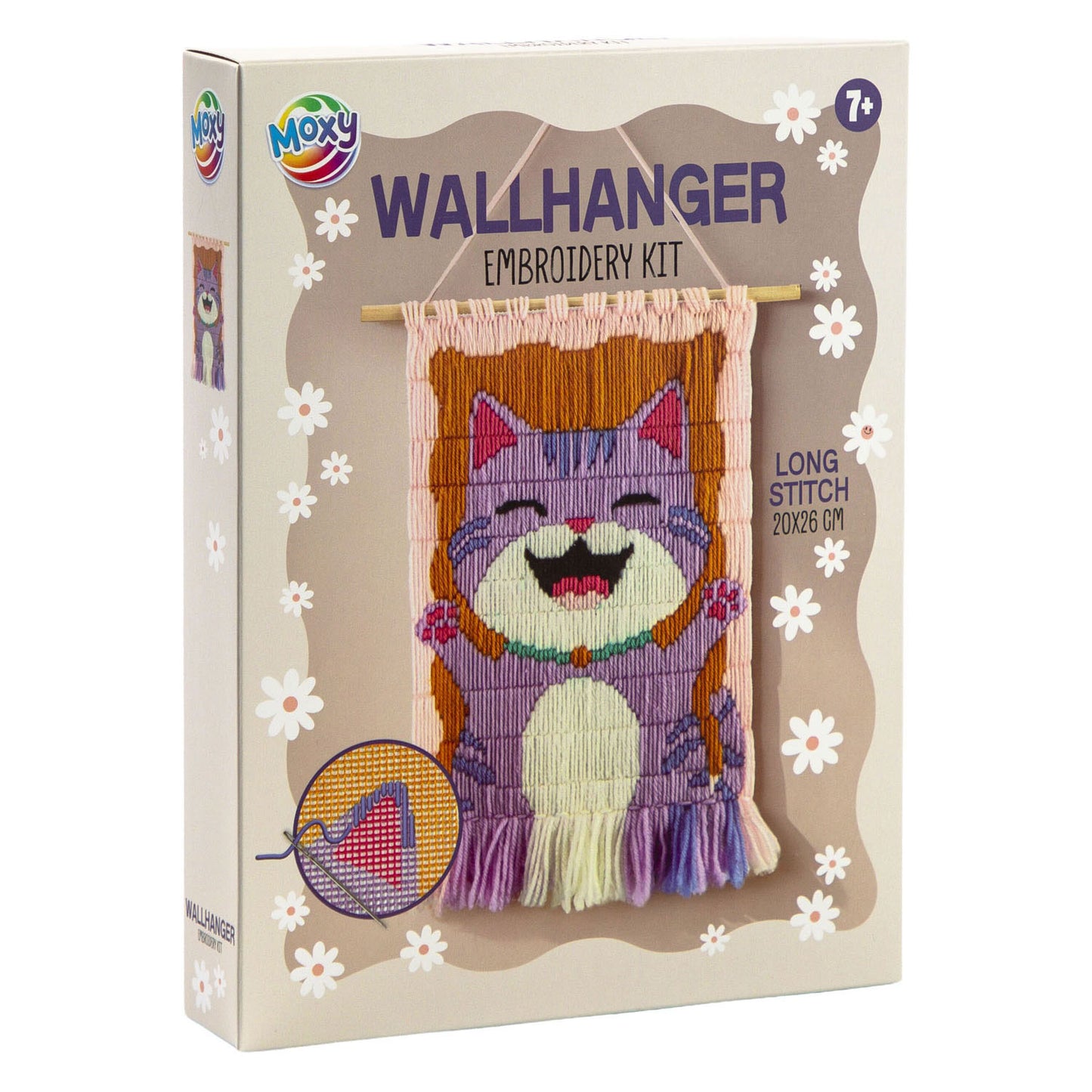 Moxy Wandhänger-Stickset Langstich