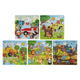Puzzle Holz Mini 9 Stücke 5 Assorti