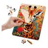 Moxy Holzpuzzle Giraffe in einzigartigen Formen