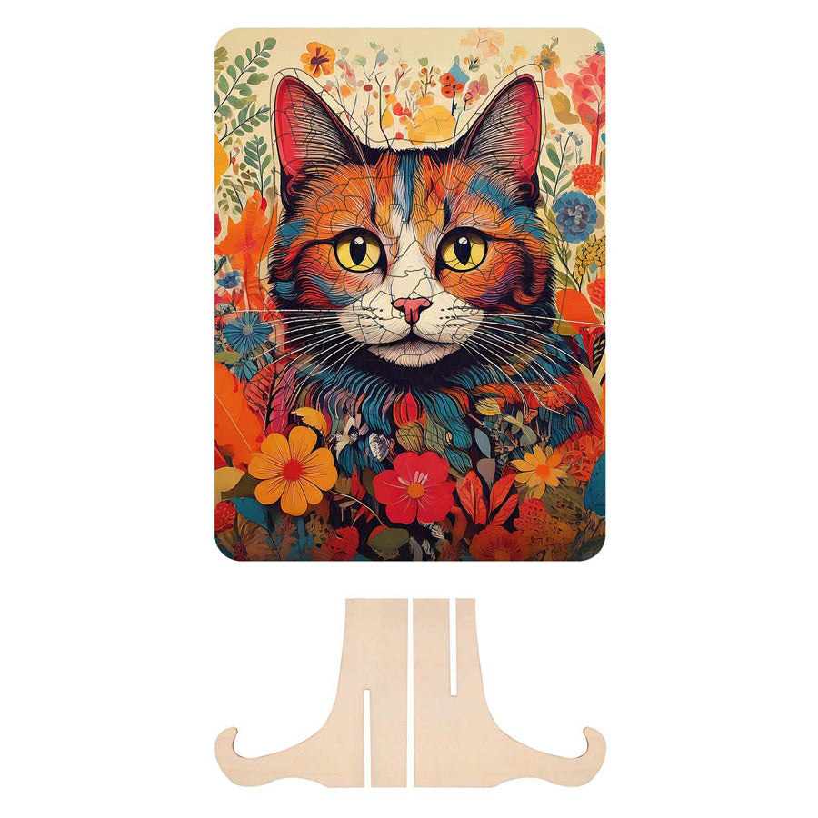 Moxy Holzpuzzle Katze mit einzigartigen Formen