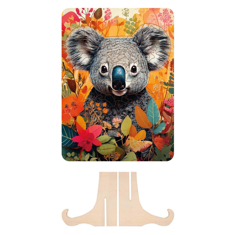 Moxy Holzpuzzle Koala mit einzigartigen Formen