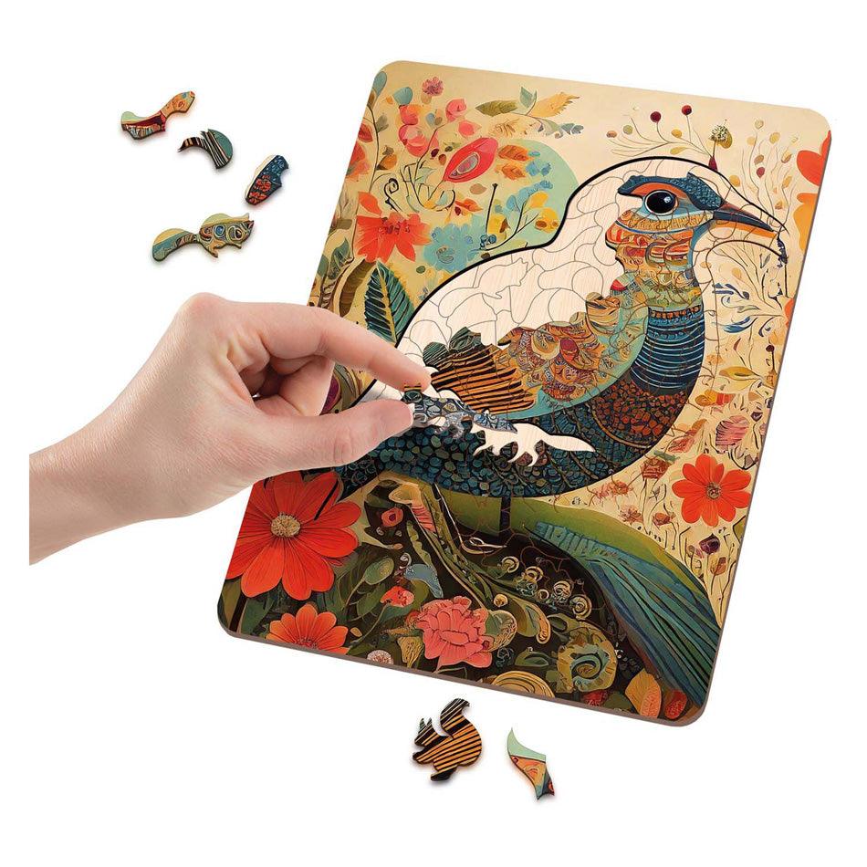 Moxy Holzpuzzle Vogel einzigartige Formen