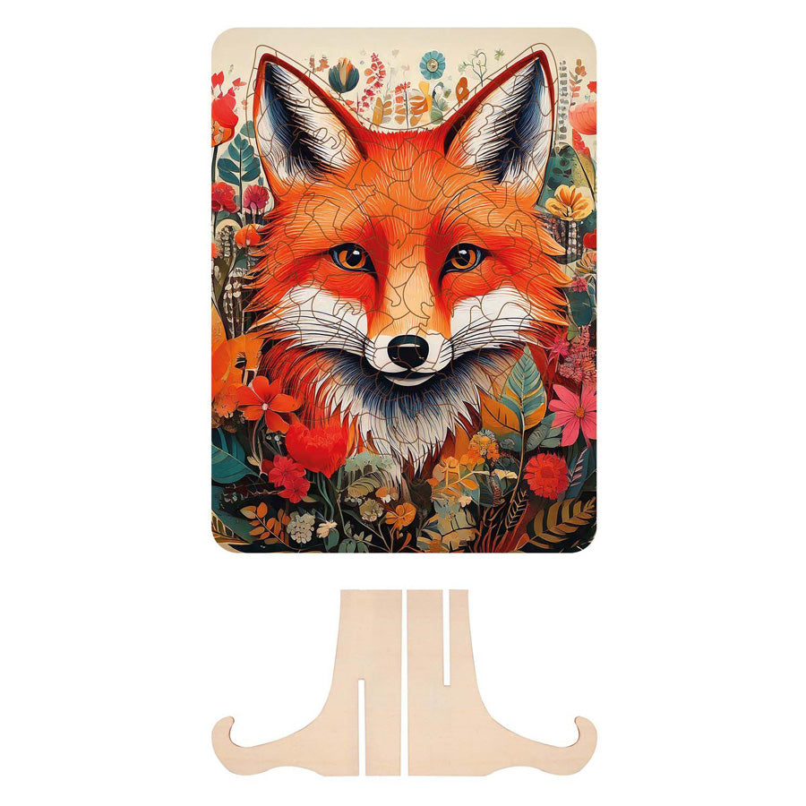 Moxy Holzpuzzle Fuchs mit einzigartigen Formen
