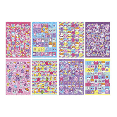 Mini-Mymy-Glitzer-Sticker-Blumenstrauß, A5