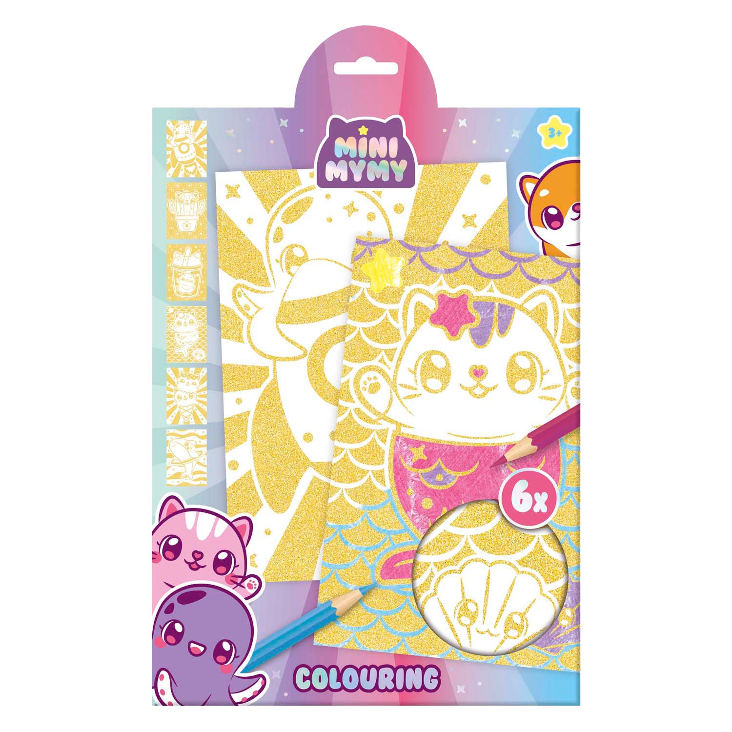 Kreative Bastelgruppe Mini MyMy Glitzer-Malpapier A4
