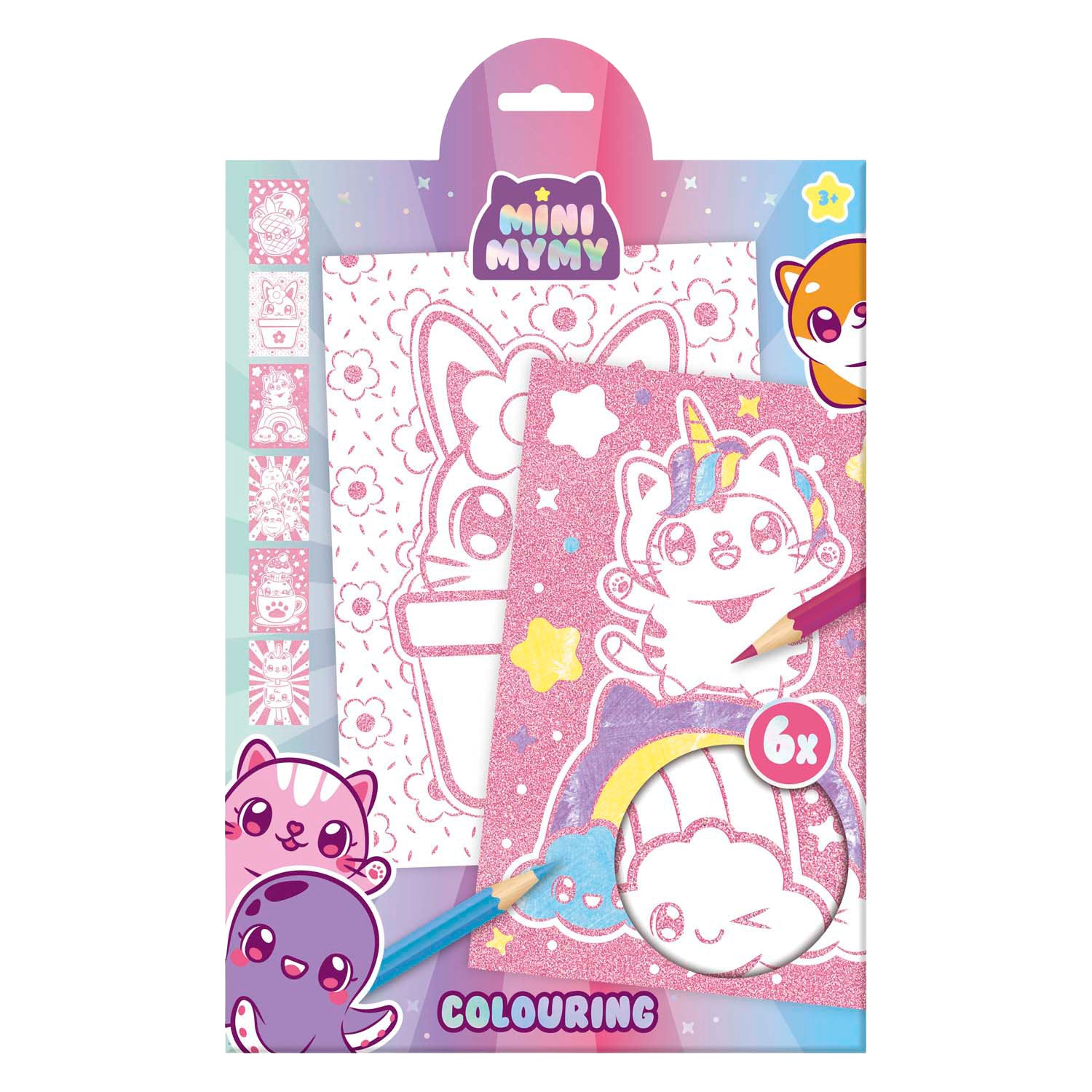 Kreative Bastelgruppe Mini MyMy Glitzer-Malpapier A4