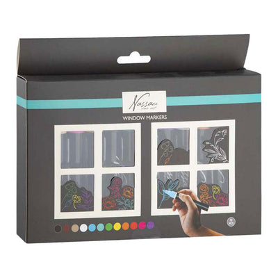 Creative Craft Group Nassau Window Kreidemarker-Set – 12-tlg.