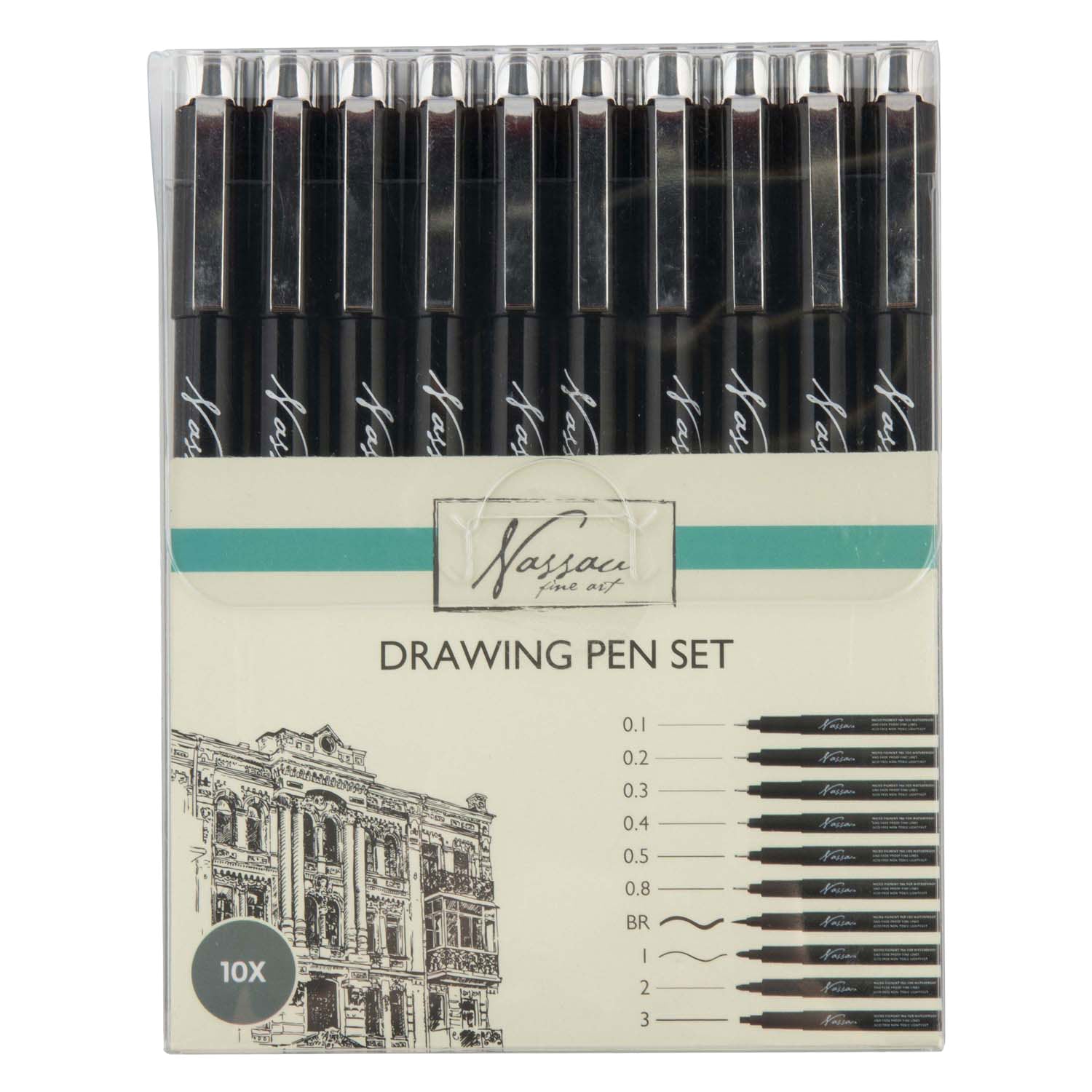 Creative Craft Group Nassau Fineliner-Set – 10-tlg.