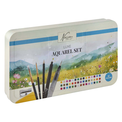 Creative Craft Group Nassau Luxus-Aquarellfarben-Set – 45 Farben