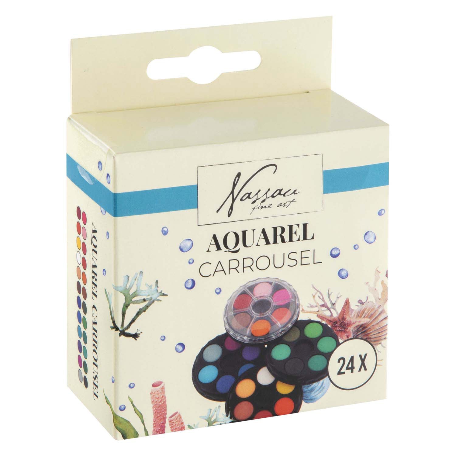 Creative Craft Group Nassau Aquarellkarussell – 24 Farben