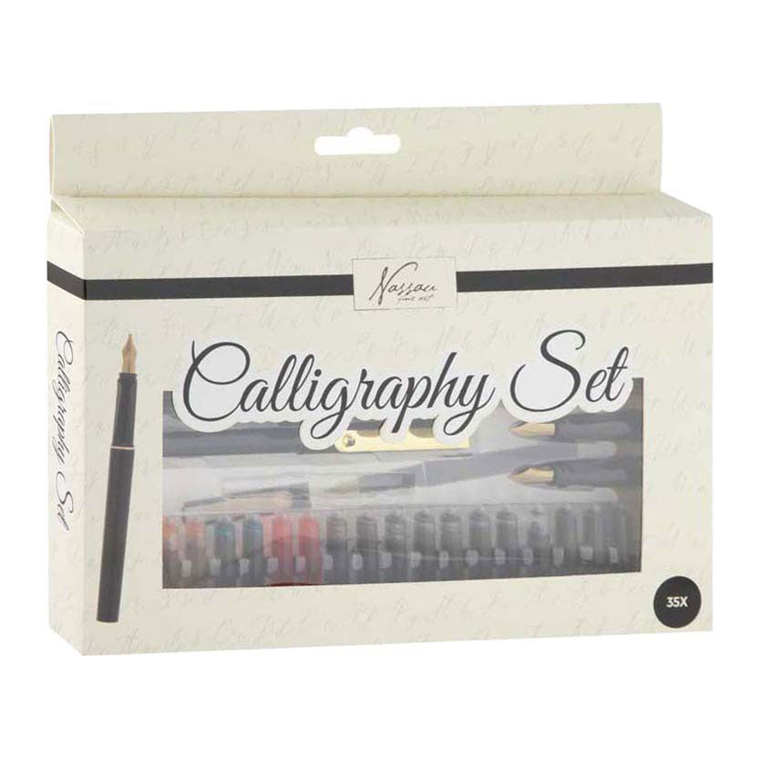 Creative Craft Group Nassau komplettes Kalligraphie-Set – 35-tlg.