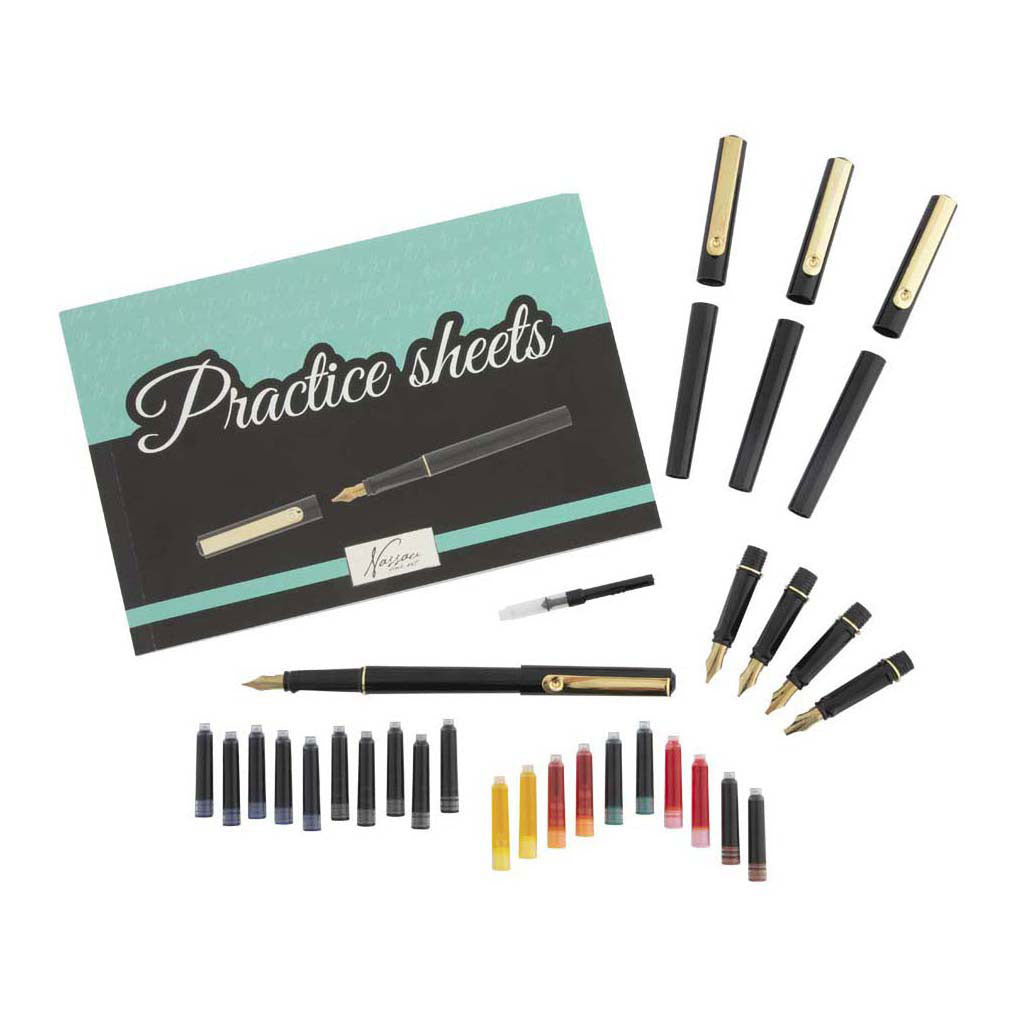 Creative Craft Group Nassau komplettes Kalligraphie-Set – 35-tlg.