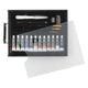 Creative Craft Group Nassau schwarzer Holzkoffer, Acryl-Set – 21-teilig.