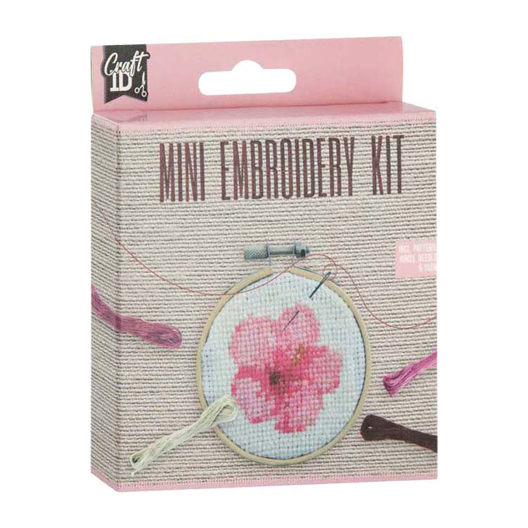 Creative Craft Group Mini-Stickset Blume - inkl. Nadel und Faden