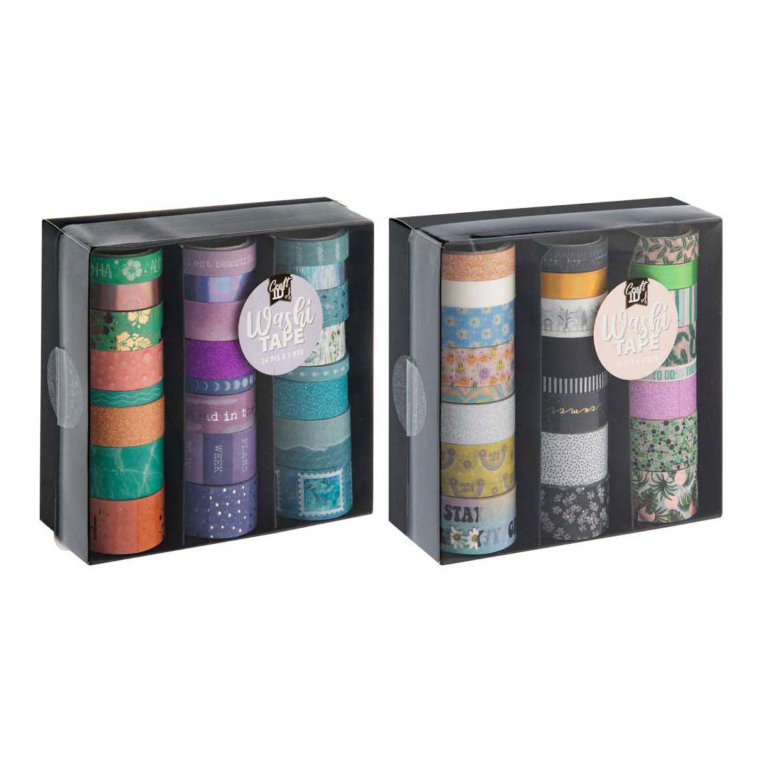 Kreative Bastelgruppe Washi Tape 3 m – 24 Stück.