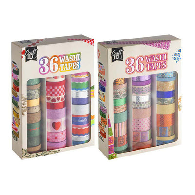 Creative craft group washi tape set 3m - 36pcs.