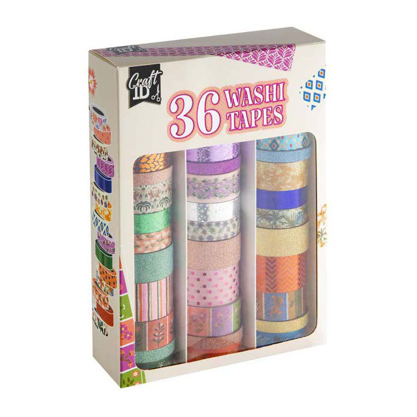 Creative craft group washi tape set 3m - 36pcs.