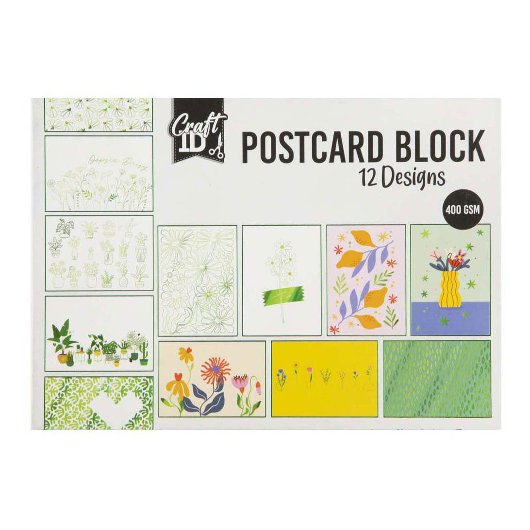 Kreative Bastelgruppen-Postkarten 17,6 x 12,5 cm – 12 Designs