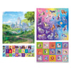 Creative Craft Group Totum Unicorn Academy-Aufkleberset – 3 Bögen + 1 Hintergrund