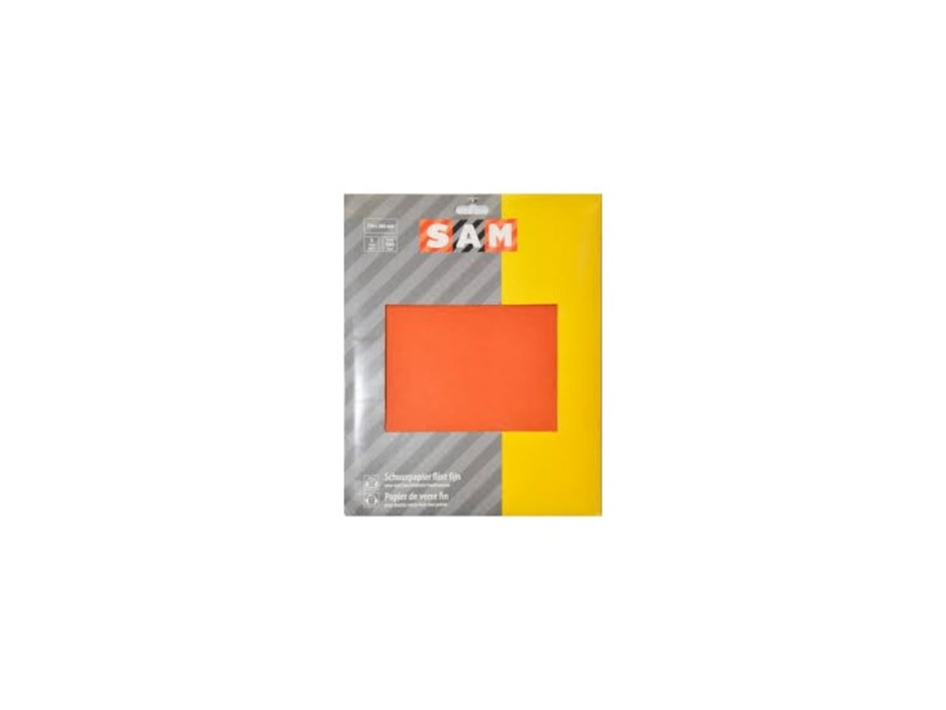 Sam Schleifpapier trocken 150 fein 5 Blatt