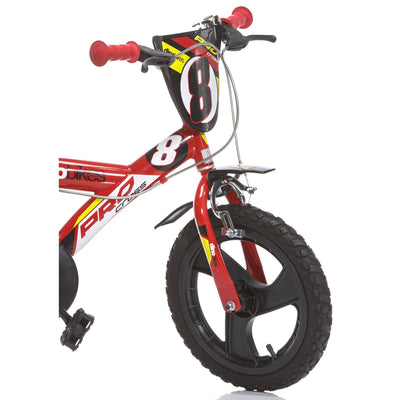 Dino Cross 16 Zoll 27 cm Jungen kneifen rot schwarz