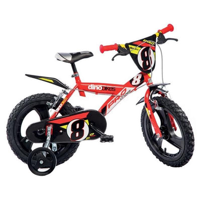 Dino Cross 16 Zoll 27 cm Jungen kneifen rot schwarz