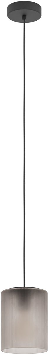 Eglo Colomera Hängelampe - E27 - ø 15 cm - Schwarz|Mattgrau