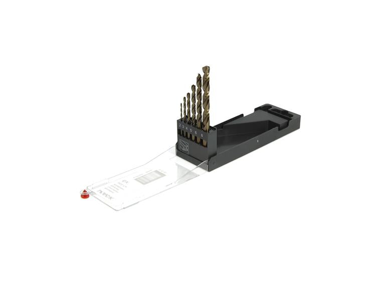 Mack 1065485 – Metallbohrer HSS CO5 % DIN 338 Set 6-teilig 2–8 mm | 5 Stück